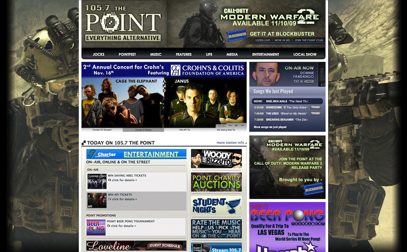 Blockbuster COD Website takeover